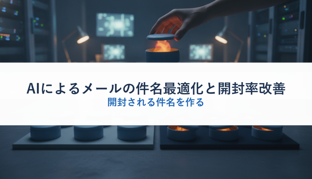 AIによるメールの件名最適化と開封率改善｜開封される件名を作る