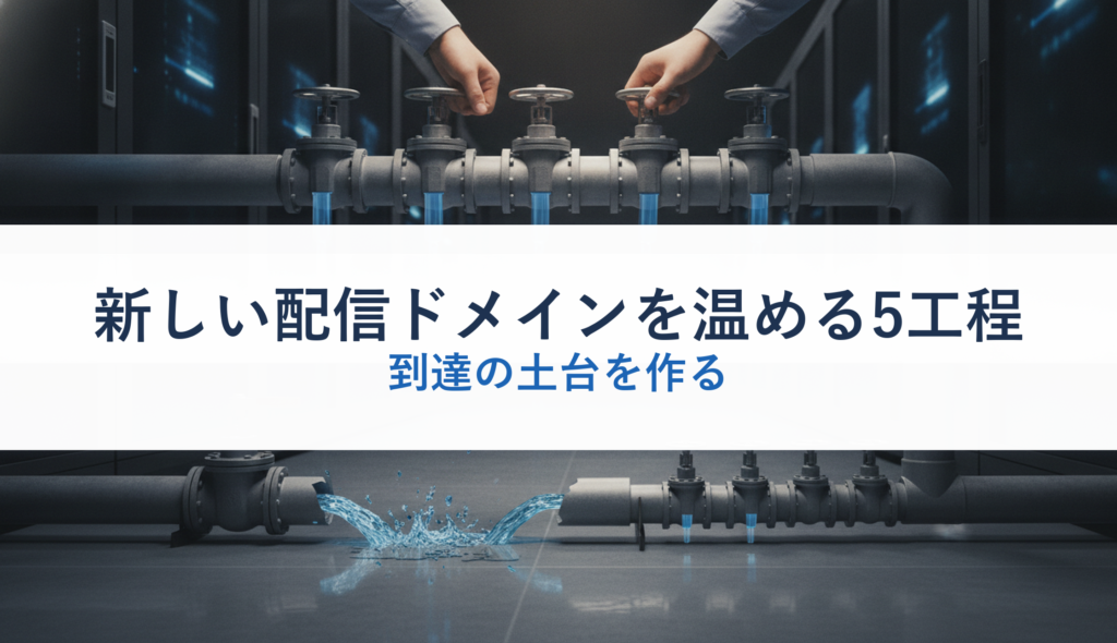 新しい配信ドメインを温める5工程｜到達の土台を作る