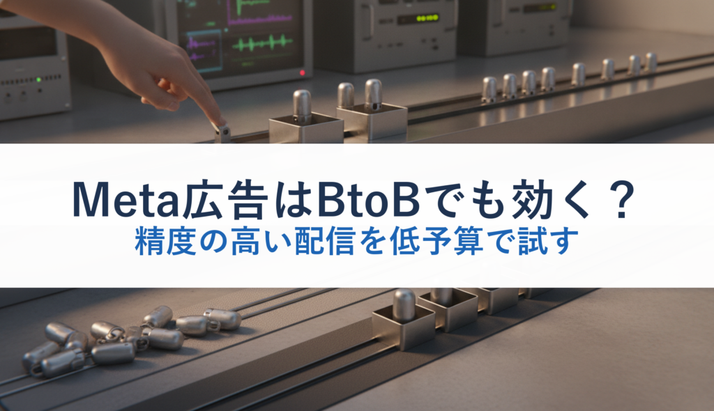 Meta広告はBtoBでも効く？｜精度の高い配信を低予算で試す