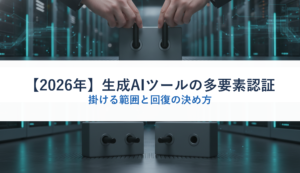 【2026年】生成AIツールの多要素認証｜掛ける範囲と回復の決め方