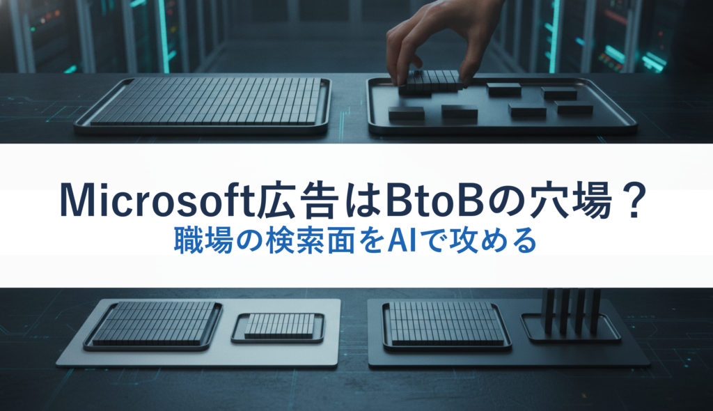 Microsoft広告はBtoBの穴場？｜職場の検索面をAIで攻める