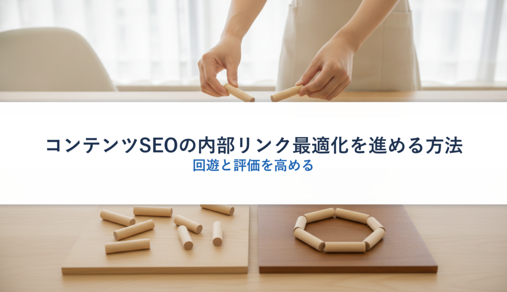 コンテンツSEOの内部リンク最適化を進める方法｜回遊と評価を高める