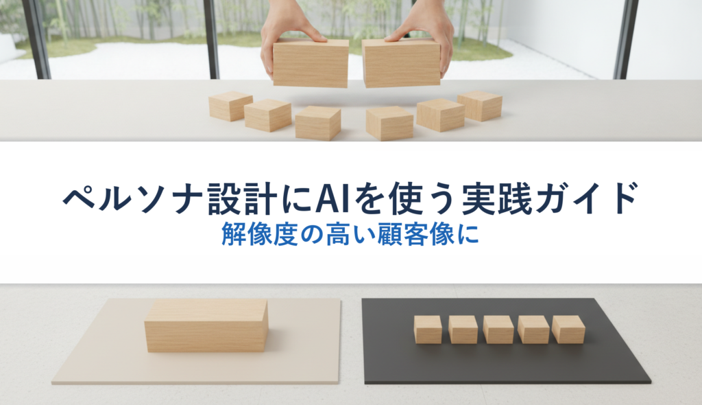 ペルソナ設計にAIを使う実践ガイド｜解像度の高い顧客像に