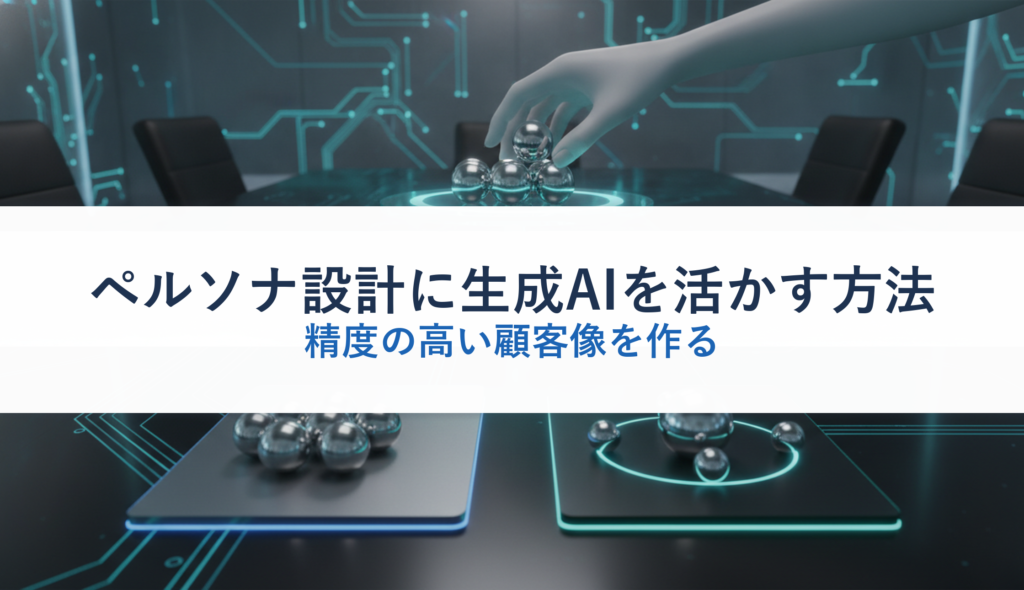 ペルソナ設計に生成AIを活かす方法｜精度の高い顧客像を作る