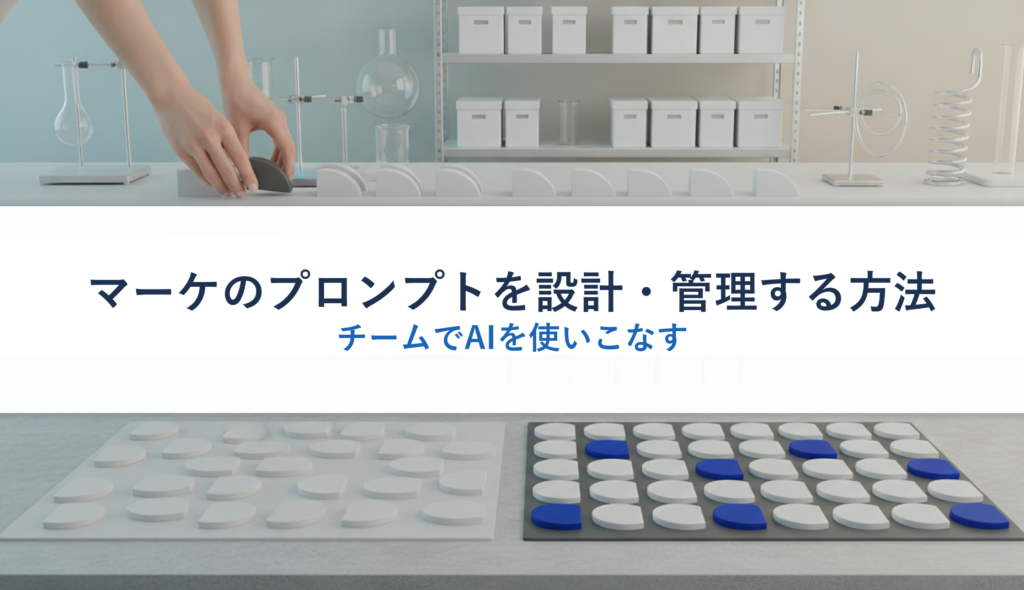 マーケのプロンプトを設計・管理する方法｜チームでAIを使いこなす