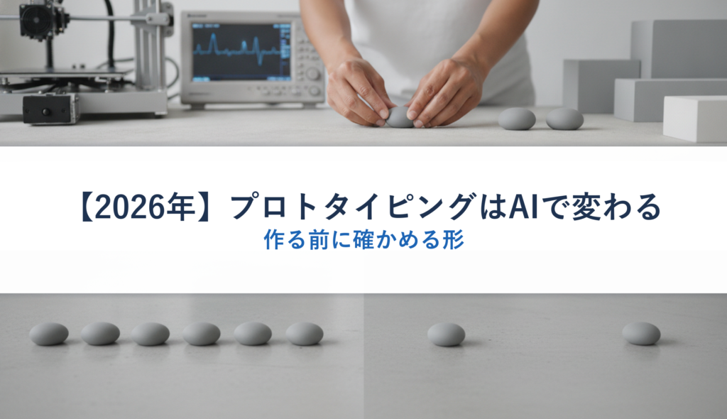 【2026年】プロトタイピングはAIで変わる｜作る前に確かめる形