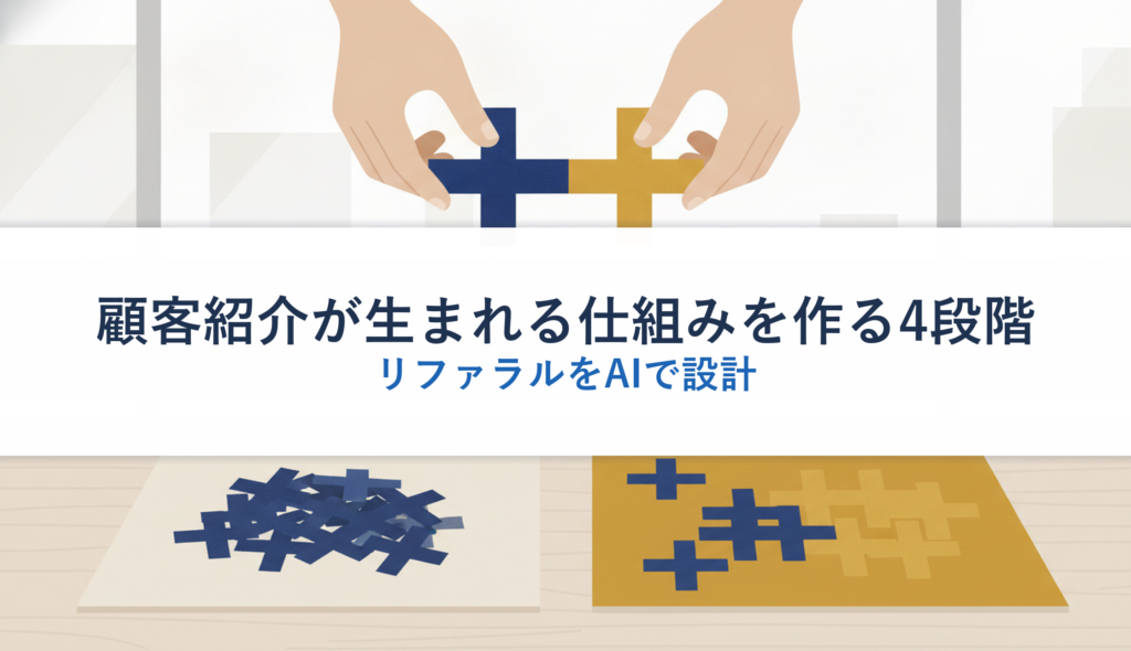 顧客紹介が生まれる仕組みを作る4段階｜リファラルをAIで設計