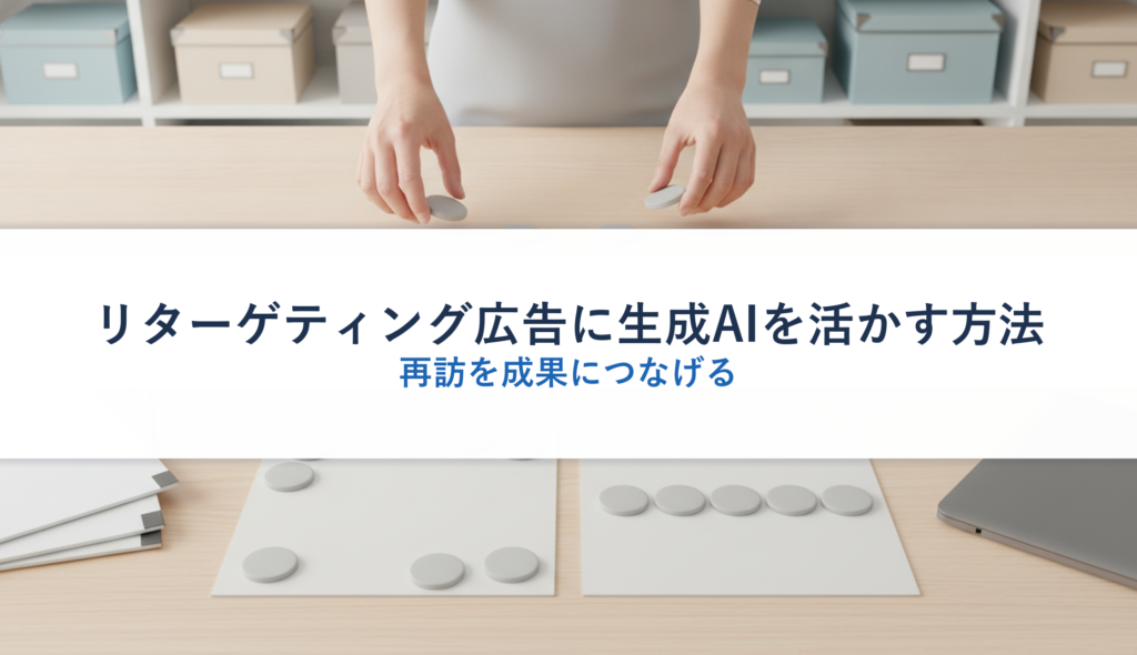リターゲティング広告に生成AIを活かす方法｜再訪を成果につなげる