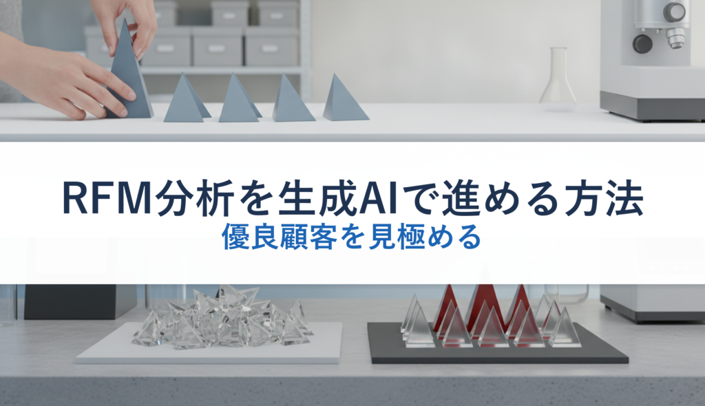 RFM分析を生成AIで進める方法｜優良顧客を見極める