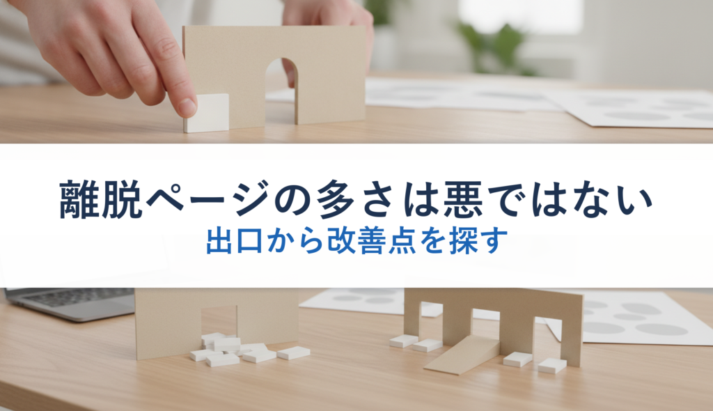 離脱ページの多さは悪ではない｜出口から改善点を探す