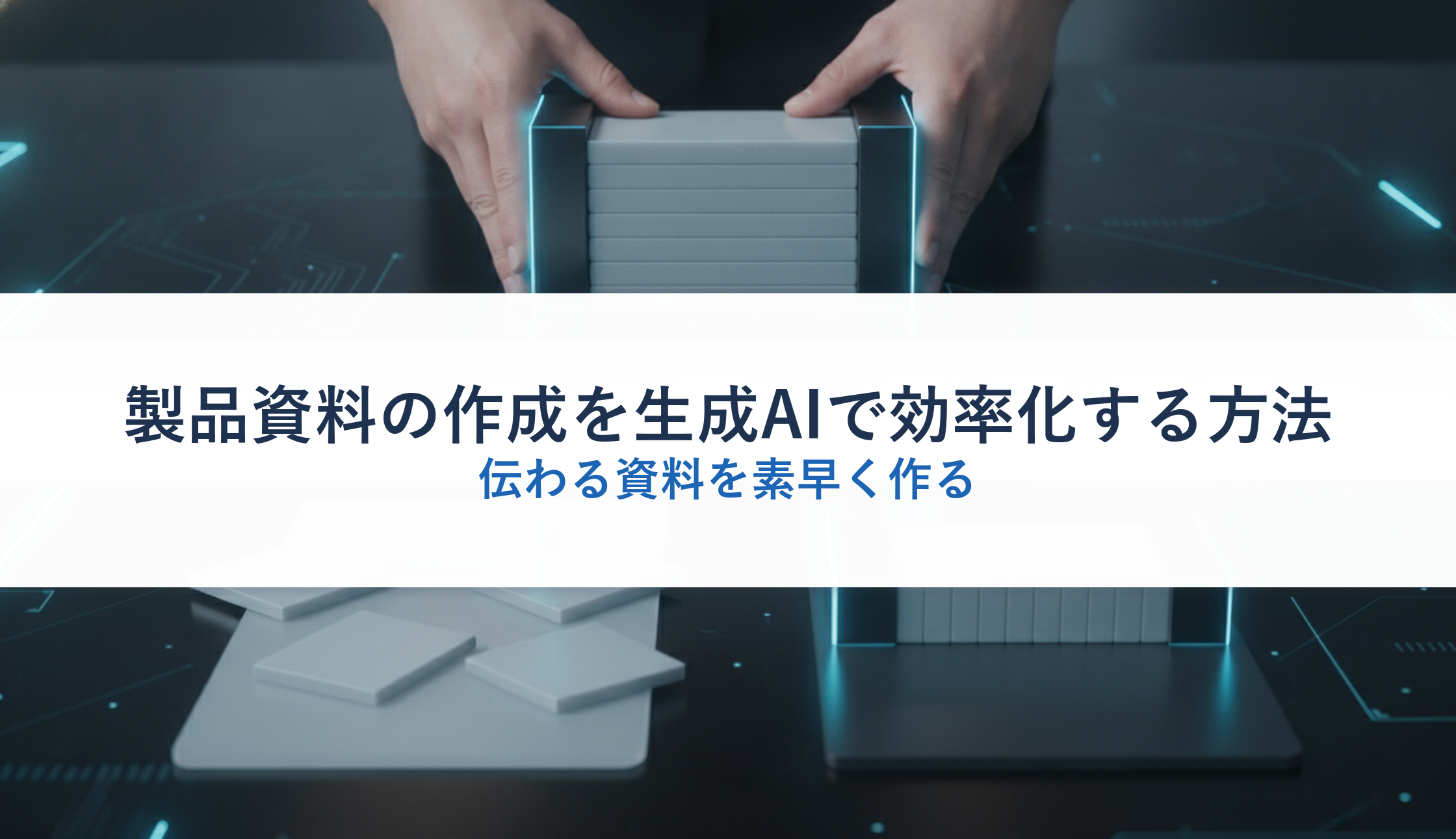製品資料の作成を生成AIで効率化する方法|伝わる資料を素早く作る