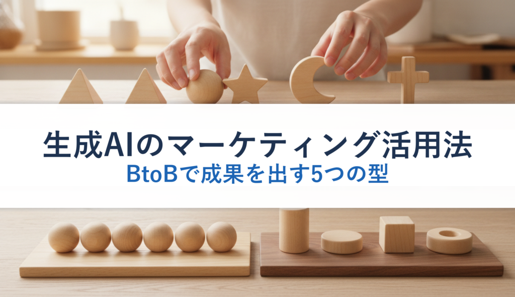 生成AIのマーケティング活用法｜BtoBで成果を出す5つの型