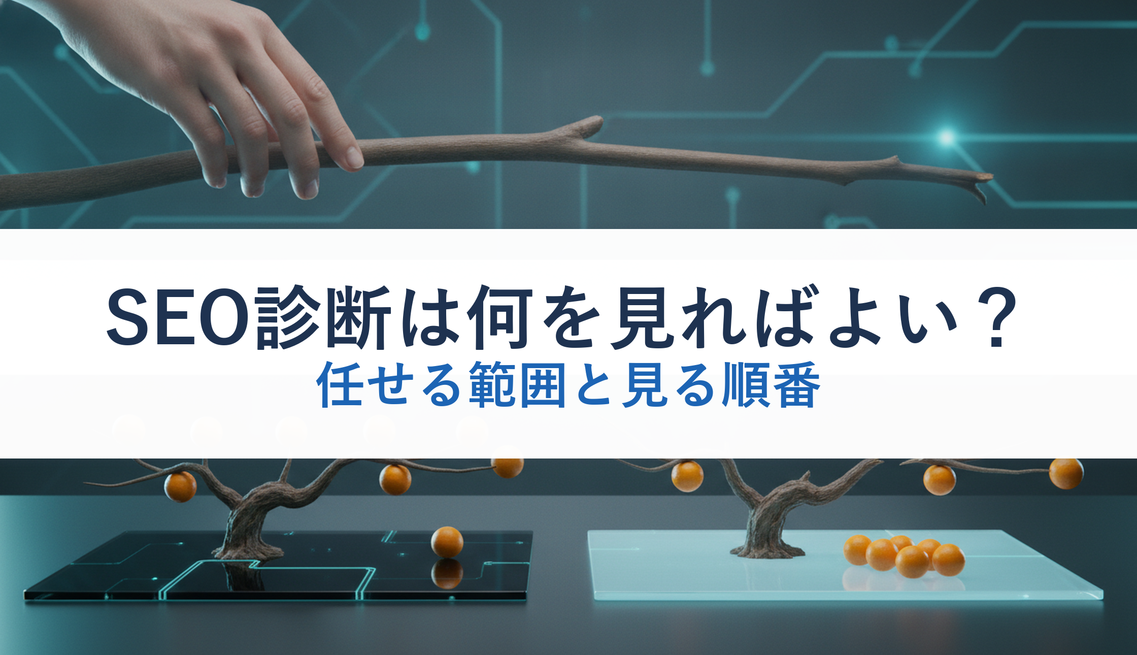 SEO診断は何を見ればよい？｜任せる範囲と見る順番