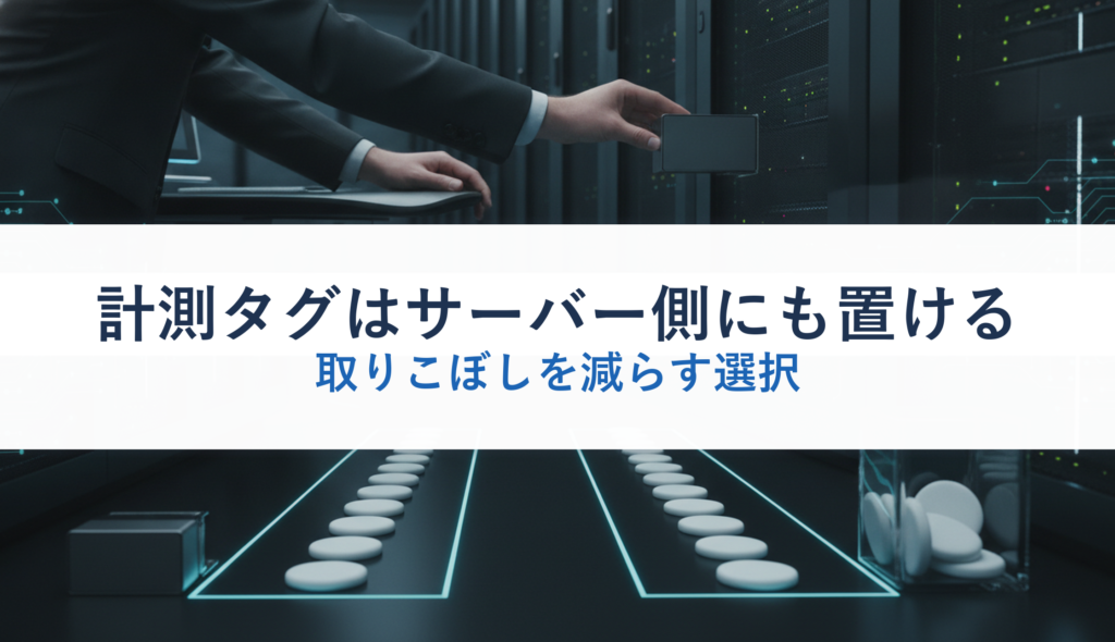 計測タグはサーバー側にも置ける｜取りこぼしを減らす選択