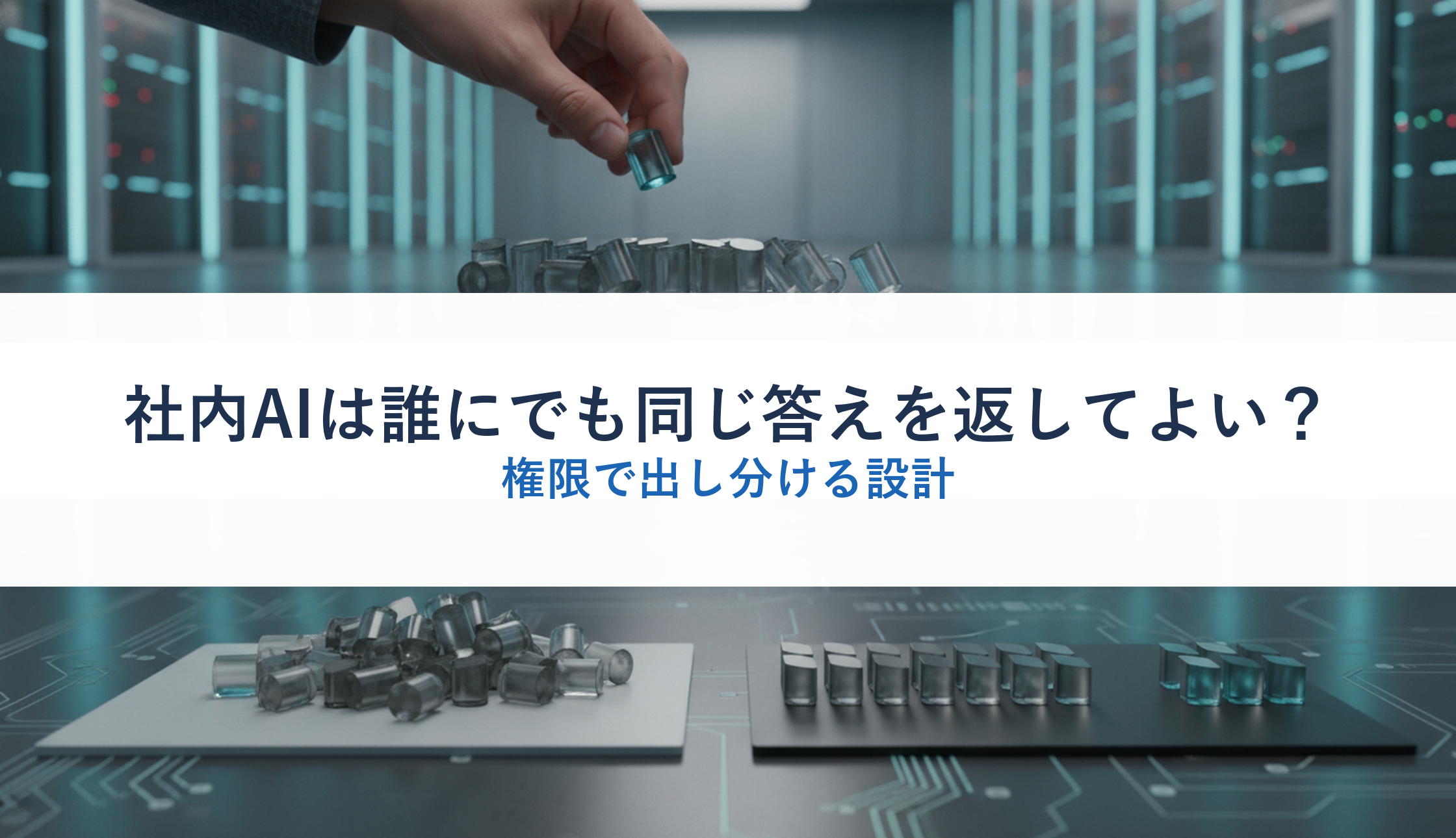 社内AIは誰にでも同じ答えを返してよい？｜権限で出し分ける設計