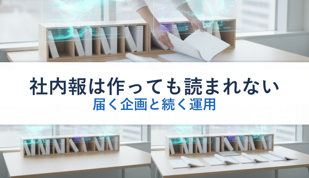社内報は作っても読まれない｜届く企画と続く運用
