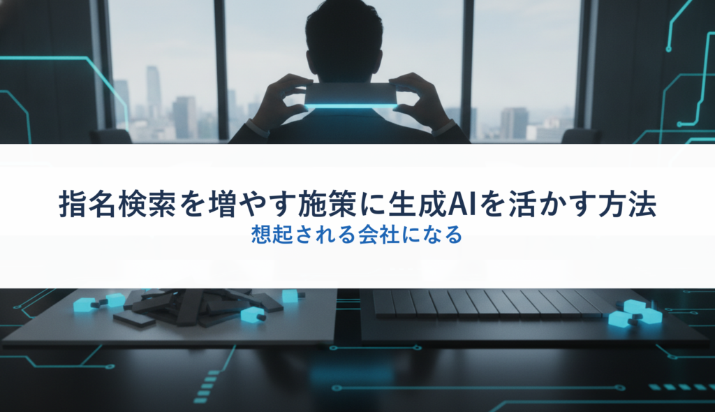 指名検索を増やす施策に生成AIを活かす方法｜想起される会社になる