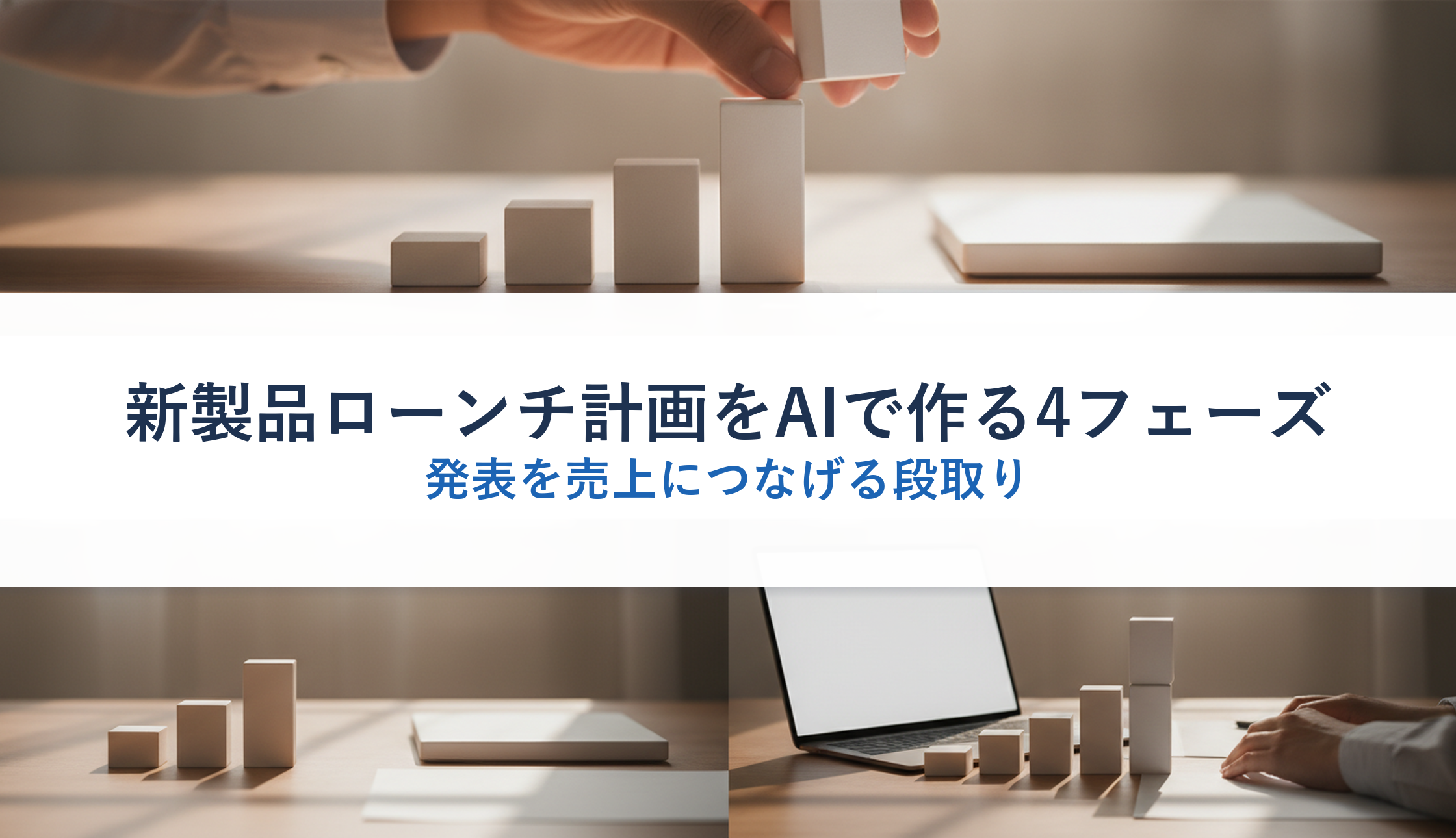 新製品ローンチ計画をAIで作る4フェーズ｜発表を売上につなげる段取り