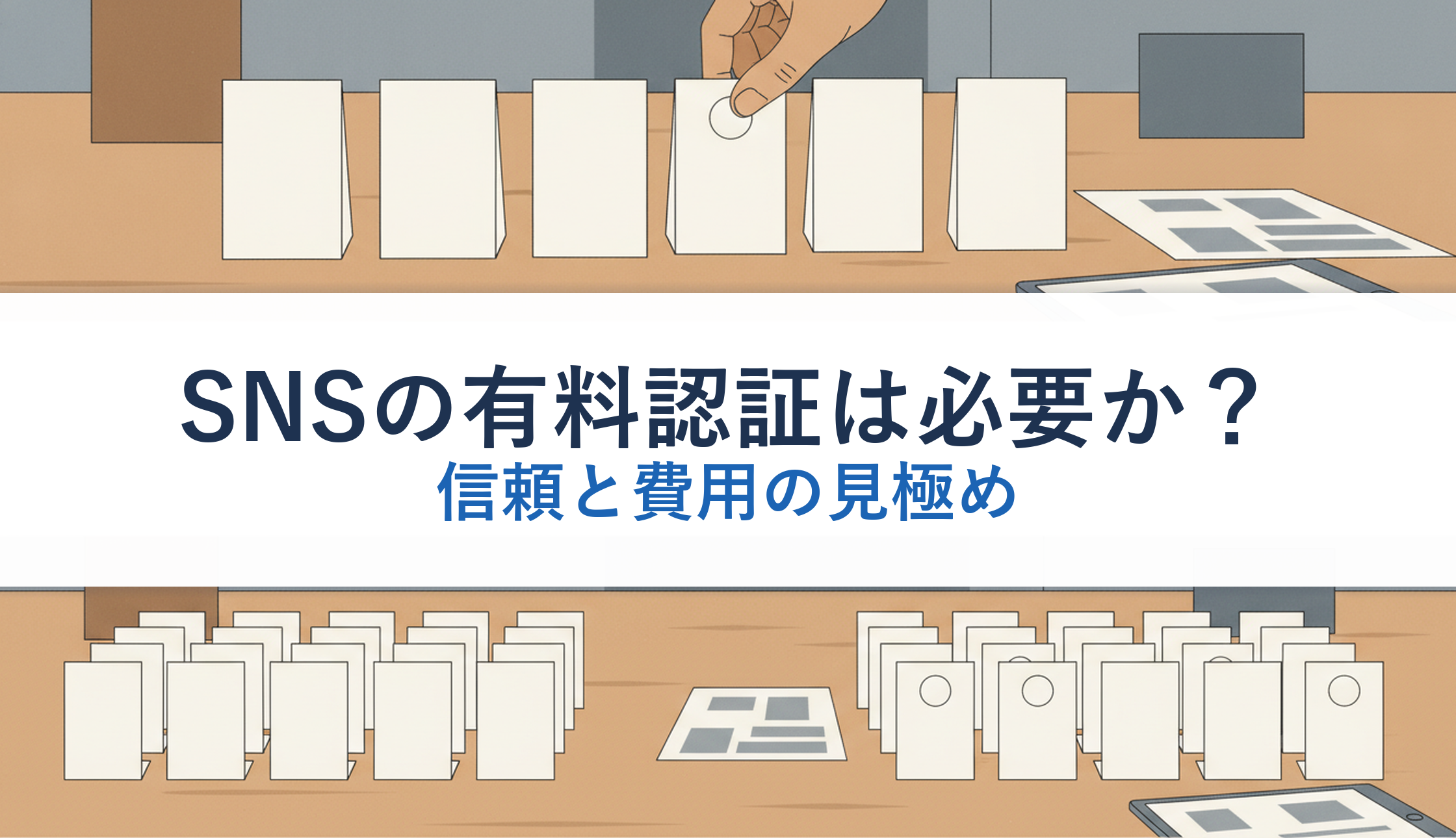 SNSの有料認証は必要か？｜信頼と費用の見極め