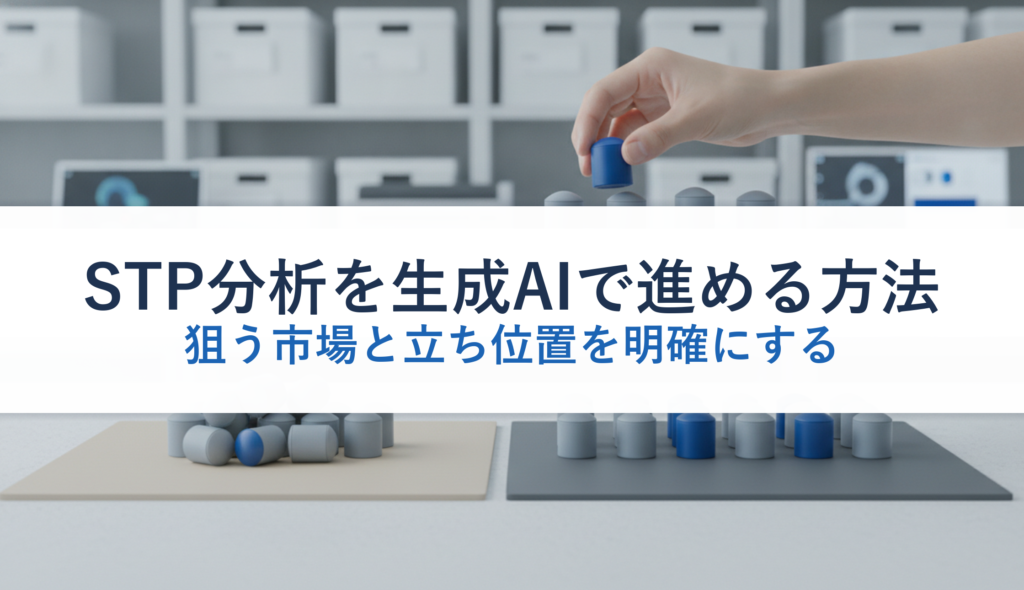 STP分析を生成AIで進める方法｜狙う市場と立ち位置を明確にする