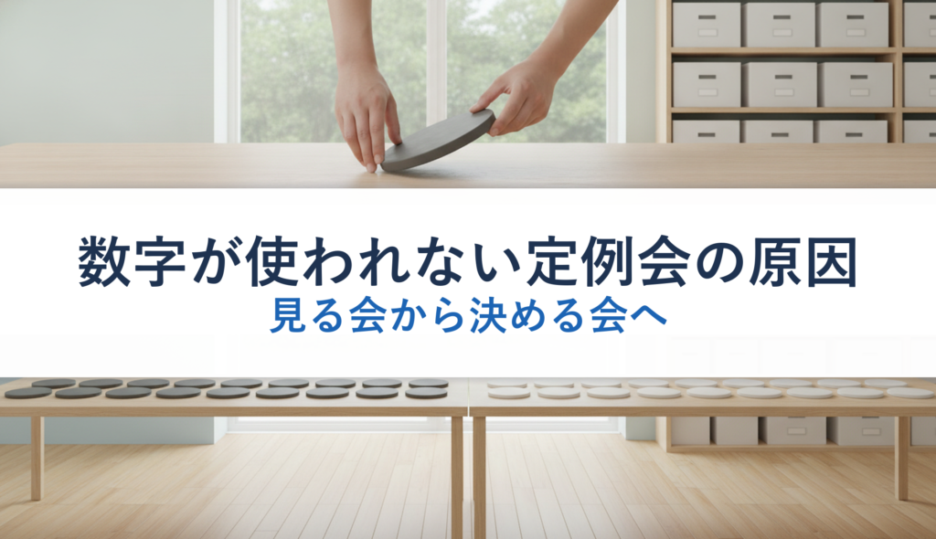 数字が使われない定例会の原因｜見る会から決める会へ
