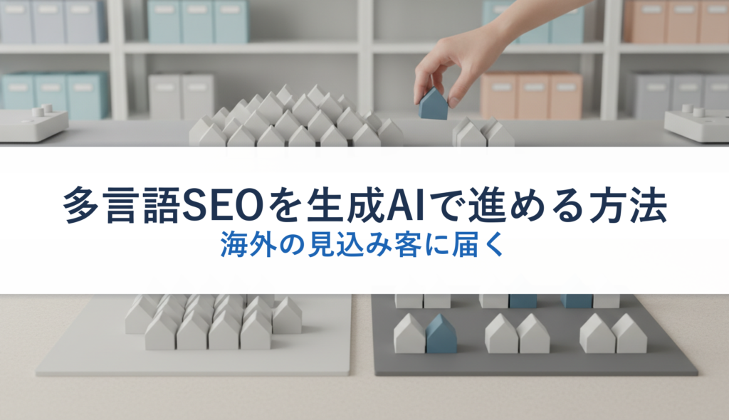 多言語SEOを生成AIで進める方法｜海外の見込み客に届く
