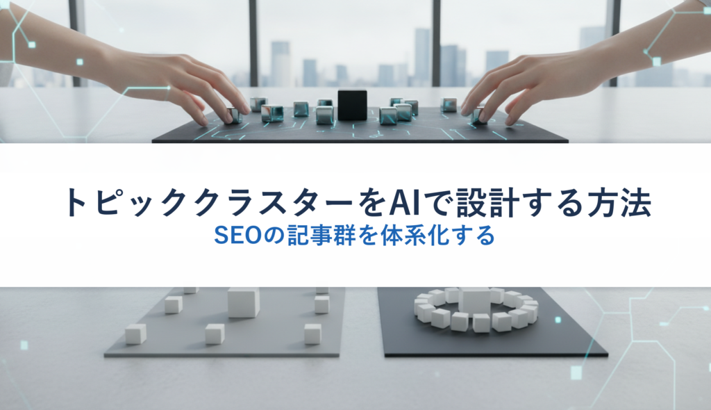 トピッククラスターをAIで設計する方法｜SEOの記事群を体系化する