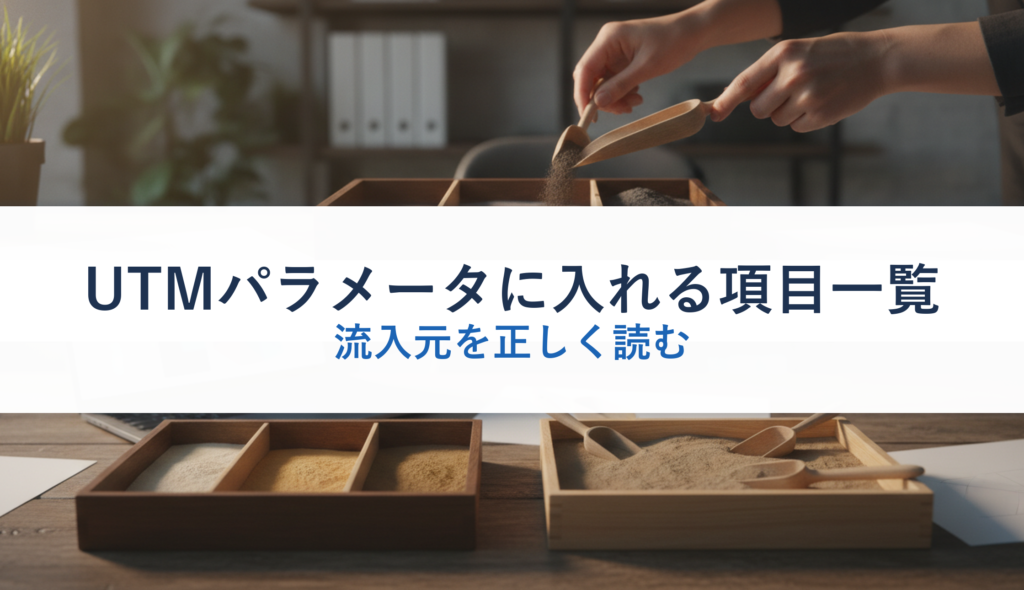 UTMパラメータに入れる項目一覧｜流入元を正しく読む
