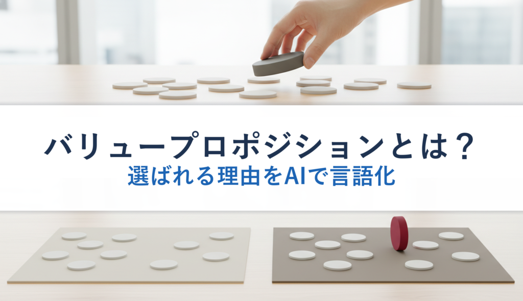 バリュープロポジションとは？｜選ばれる理由をAIで言語化