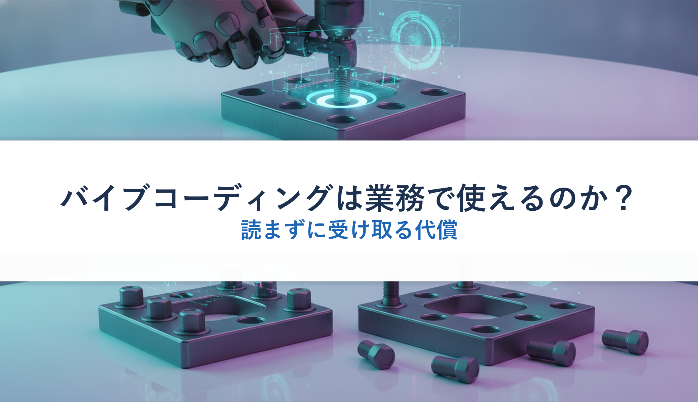 バイブコーディングは業務で使えるのか?|読まずに受け取る代償