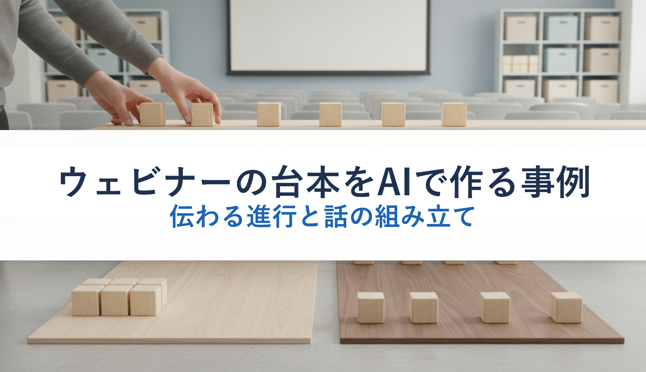 ウェビナーの台本をAIで作る事例｜伝わる進行と話の組み立て