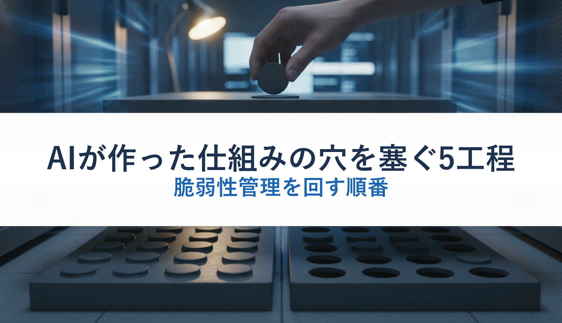 AIが作った仕組みの穴を塞ぐ5工程｜脆弱性管理を回す順番