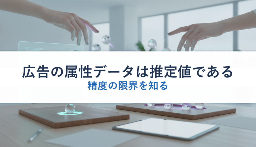 広告の属性データは推定値である｜精度の限界を知る