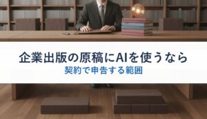 企業出版の原稿にAIを使うなら｜契約で申告する範囲
