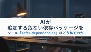 AIが追加する危ない依存パッケージをツール「safer-dependencies」はどう防ぐのか