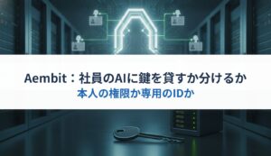 Aembit：社員のAIに鍵を貸すか分けるか｜本人の権限か専用のIDか